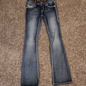 Lily Boot cut rock revival jeans 26/32